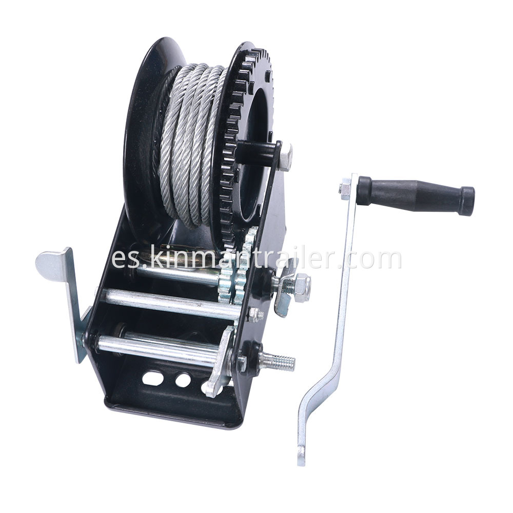 Hand Winch With Steel Wire Rope